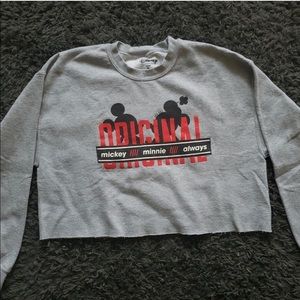 Disney long sleeve crop top